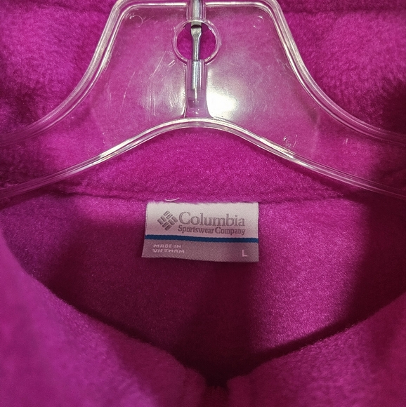 Columbia Women's Fleece Jacket - Fuchsia - Picture 5 of 6